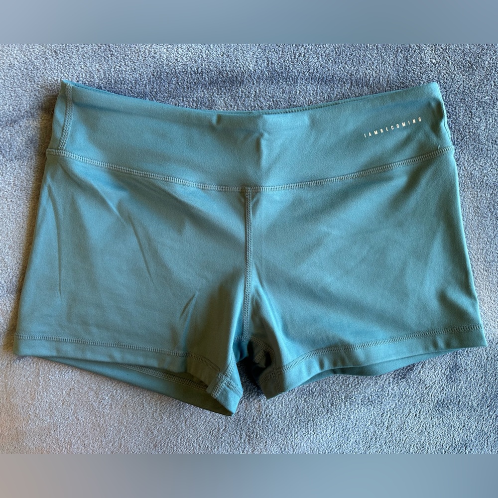 NWOT IAB Teal 3” Booty Shorts